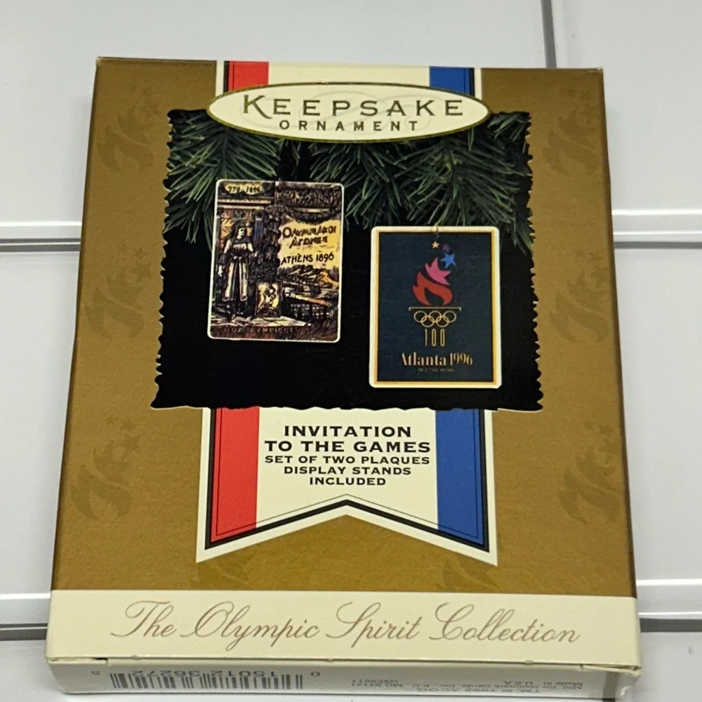 Hallmark Keepsake Ornament Atlanta 1996 Olympics & 1896 Athens Olympics NOS